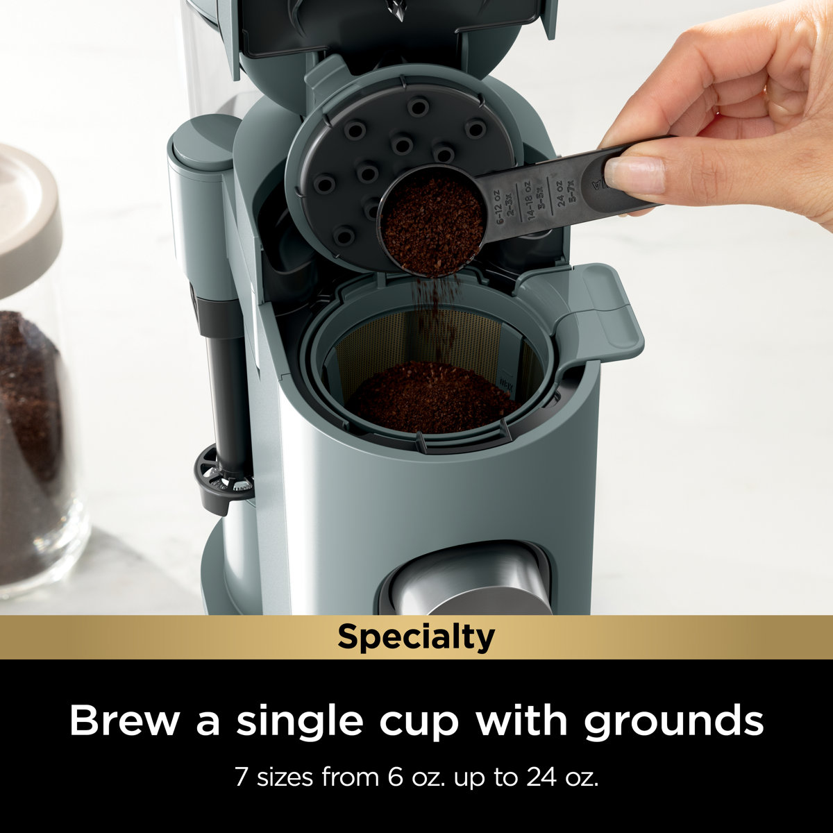 Ninja® Single-Serve Pods & Grounds Specialty Coffee Maker PB051SG